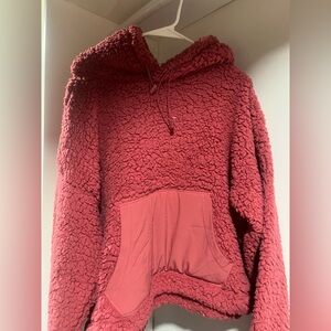 Zella Pink Sherpa Hoodie